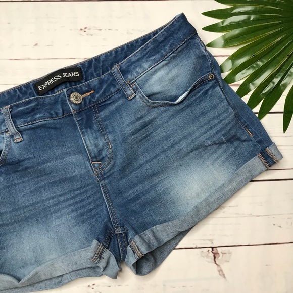 Express Pants - {Express} sz 12 mid rise jean shorts